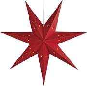 Decorațiune luminoasă de Crăciun roșie suspendată Saturnus – Markslöjd