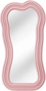 Oglinda de perete decorativa Alice II 100cm roz