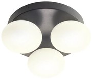 Redo 01-4308 - Plafonieră LED pentru baie OVUM 3xLED/5W/230V IP44 neagră