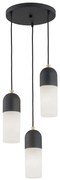 Lustra cu 3 Pendule design modern BURGOS negru