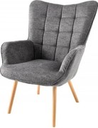 Fotoliu Scandinavia gri/ natur