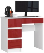 Masă PC Benicio II (Roșu lucios) (S). 1069641