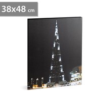 FAMILY POUND - Tablou cu LED -   Burj Kalifa  , 2 x AA, 38 x 48 cm