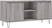 vidaXL Comodă TV, gri sonoma, 104x35x50 cm, lemn compozit