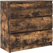 vidaXL Bufetă Stejar afumat 80x35x76 cm Lemn prelucrat