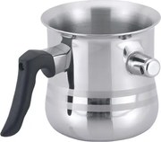 Oala pentru lapte cu fluier Floria ZLN1802 din otel inoxidabil, 3l