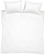 Lenjerie de pat albă din bumbac pentru pat dublu 200x200 cm Oxford Lace Trim – Bianca