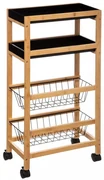 Etajera Fardy, bambus, 40 x D. 22 x H. 83 cm