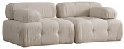 Canapea Doblo 2 Cream Bouclette