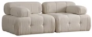 Canapea Doblo 2 Cream Bouclette