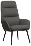 vidaXL Scaun de relaxare, gri închis, material textil