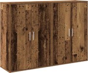 vidaXL Bufet 2 pcs Lemn vechi 60 x 31 x 84 cm Lemn compozit