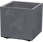 Ghiveci SIERRA SQUARE BETON EFFECT 38,5 cm , gri, M
