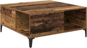 vidaXL Masă de cafea Lemn Vechi 80 x 80 x 36,5 cm Lemn compozit