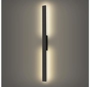 Brilagi - Aplica LED de exterior LUNA, 24W, 230V, 4000K, IP65, neagră