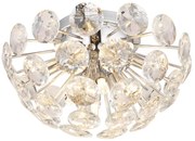 Plafoniera din metal cromat cu cristale K9 VIRINA