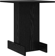vidaXL Masă laterală Stejar Negru 44,5 x 45 x 55 cm Lemn compozit
