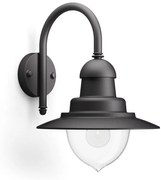 Philips 01652/30/PN - Aplică perete exterior RAINDROP 1xE27/60W/230V IP44