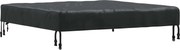 vidaXL Copertă pentru masă Simplu Negru 102 x 102 x 15 cm țesătură