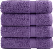 vidaXL Prosoape de baie premium, SOLUND 4 buc 100x150 cm 600 gsm