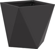 vidaXL Jardinieră Negru 30 x 30 x 30 cm Oțel