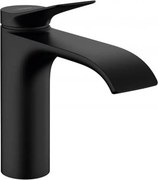 Baterie lavoar Hansgrohe Vivenis 110 negru mat cu ventil Pop-Up