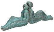 Statuete bronz masiv "Impreuna la greu"