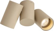 Spot de tavan modern cu 2 lumini, orientabil, Taupe - Michael