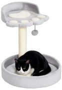 PawHut Copac de Zgariat pentru Pisici de 5kg, 41x41x44 cm, Gri | Aosom Romania