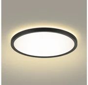 Plafonieră LED pentru baie Brilagi ULTRA SLIM LED/24W/230V d. 42 cm negru IP54