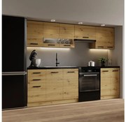 Set bucătărie ROSALIA 240 cm, stejar craft