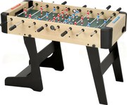 SPORTNOW Fotbal de Masă Rabatabil, Biliard de Masă pentru Acasă cu Mânere Antiderapante, 8 Bare, 22 Jucători, 2 Mingi, Tabele de Scor, pentru Copii și Adulți, Școală, Birou, Petreceri, 118x107.5x78 cm, Culoare Lemn | Aosom Romania
