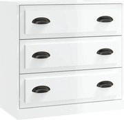 vidaXL Servantă, alb extralucios, 70x35,5x67,5 cm, lemn prelucrat