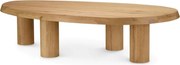 Masuta de cafea din lemn design LUX Prelude, Reclaimed oak