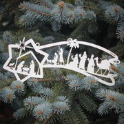 DUBLEZ | Betleem din lemn în formă de stea