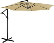 STILISTA Umbrelă cu husă Ø 3 m, bej