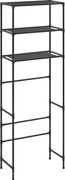 vidaXL Etajeră peste toaletă cu 3 polițe, negru, 53x28x169 cm