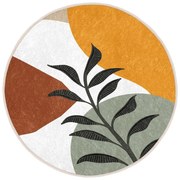 Covor rotund lavabil adecvat și pentru aspiratoare robot ø 120 cm Comfort – Mila Home