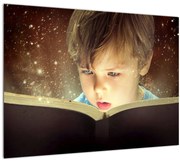 Tablou pe sticlă - Magia poveștii (70x50 cm)