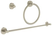 Set accesorii baie Grohe Essentials City, 3 piese, nickel - 40821EN1