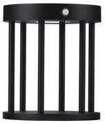Mini Stalp LED solar iluminat exterior cu senzor de miscare IP65 AIGO H-18cm