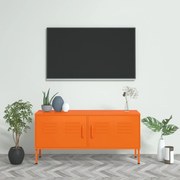 vidaXL Comodă TV, portocaliu, 105x35x50 cm, oțel