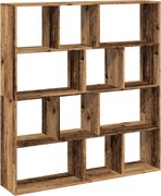 vidaXL Bibliotecă, lemn vechi, 132x29x141,5 cm, lemn prelucrat