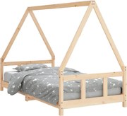 vidaXL Cadru de pat pentru copii, 90x190 cm, lemn masiv de pin