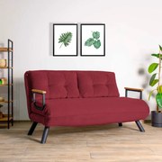Canapea Extensibila cu 2 Locuri Sando 2-Seater - Maroon