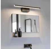 Aigostar - Lumină LED pentru oglindă de baie, 8W, 230V, 4000K, 40 cm, IP44, negru