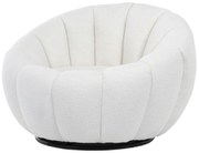 Scaun pivotant Bouclé WT2, alb