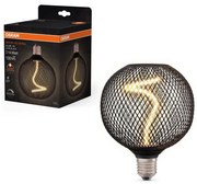 Bec LED dimabil Osram DECOR FILAMENT G125 E27/3,5W/230V 1800K negru
