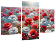 Tablou - Câmp de maci (90x60 cm)