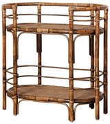Consola din rattan, cu 2 rafturi, Veracruz